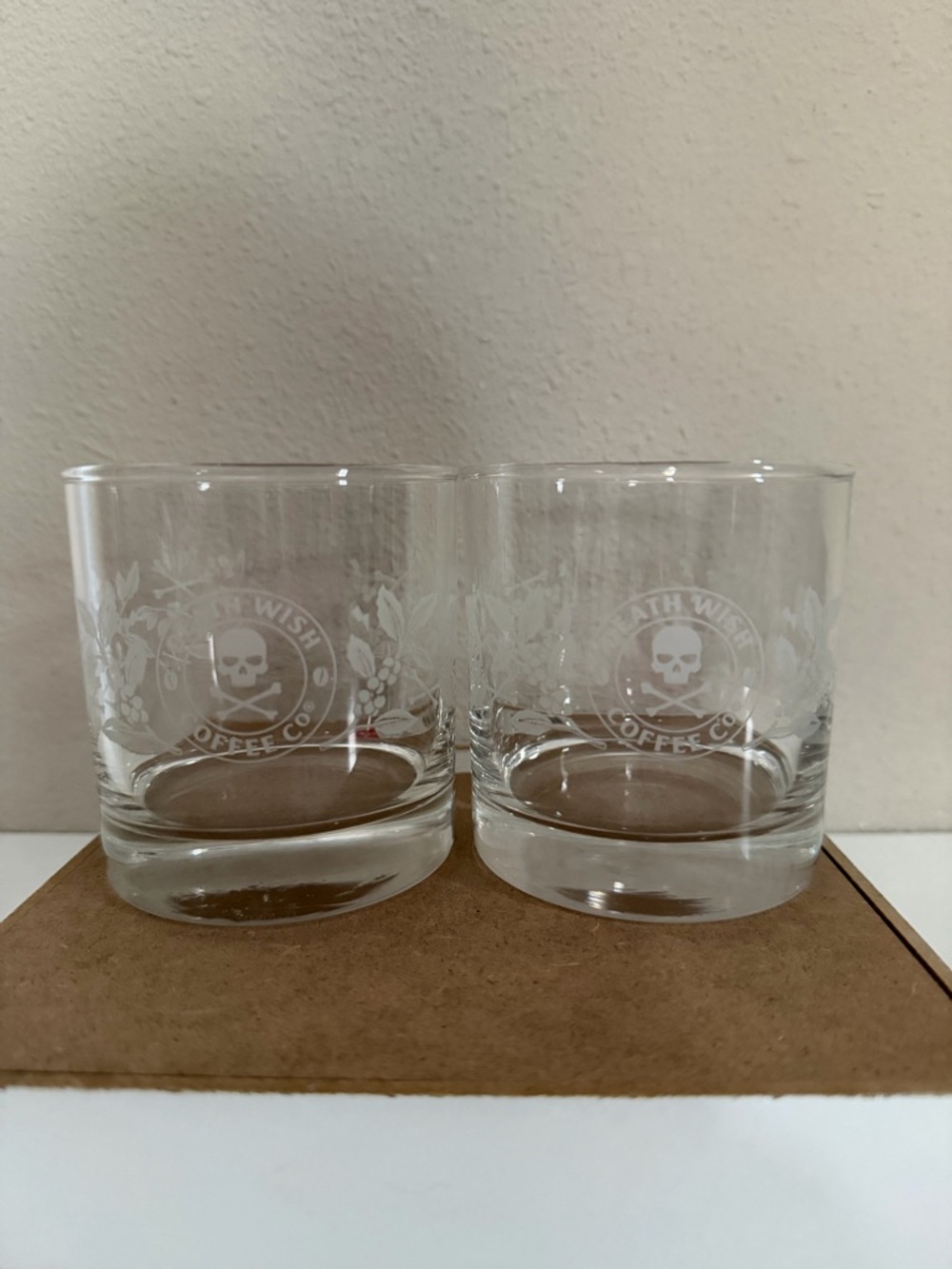 Death Wish Coffee Co. Whiskey Glasses